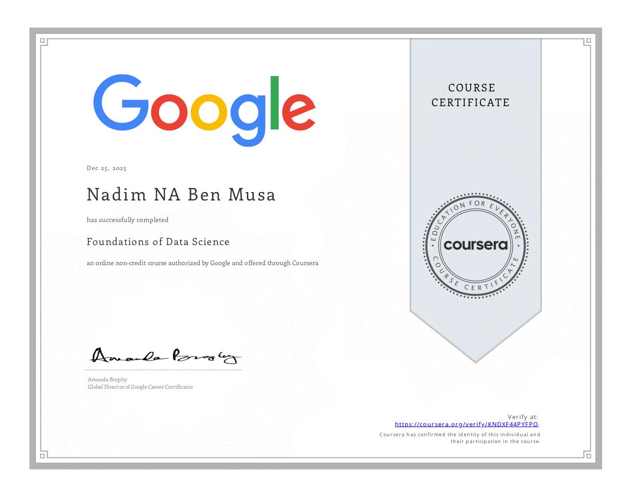 Certificate 7